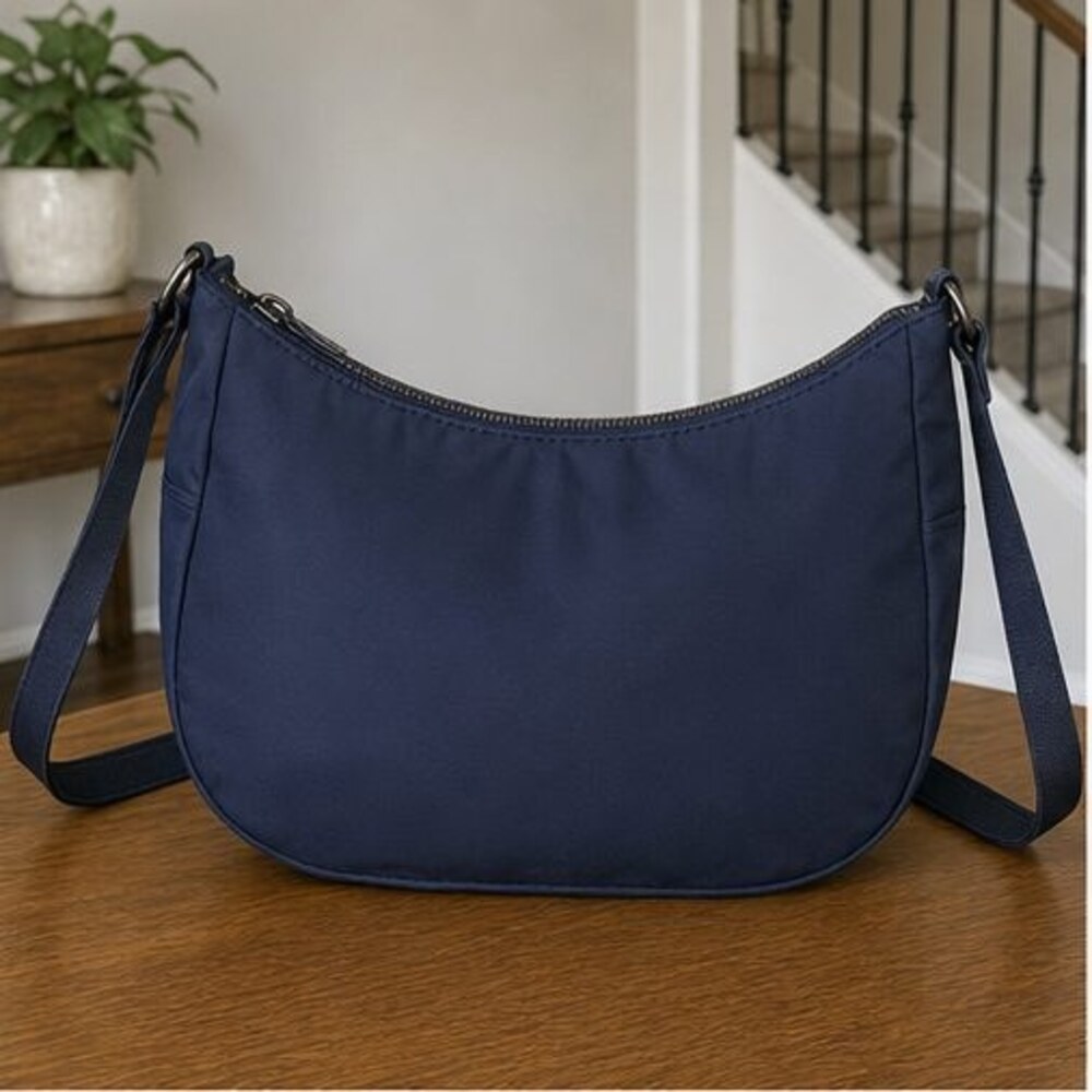 Espresso Nylon Crossbody Bag